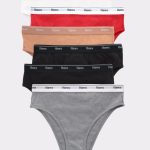 Hanes Originals Women's Hi-Leg Underwear, Breathable Stretch Cotton, 6-Pack #OC43AS