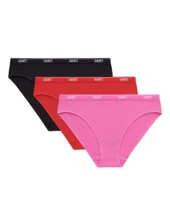Hanes Moves Women's 360�� Flex Bikini Underwear, 3-Pack #HM42SW