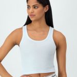 Hanes Originals Comfywear Women's Rib Crop Tank #HLW001
