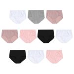 Hanes Breathable Mesh Women's Brief Underwear, 10-Pack #BX40AS