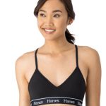 Hanes Originals Comfywear Women's Sleep Crop Bralette #HLW003