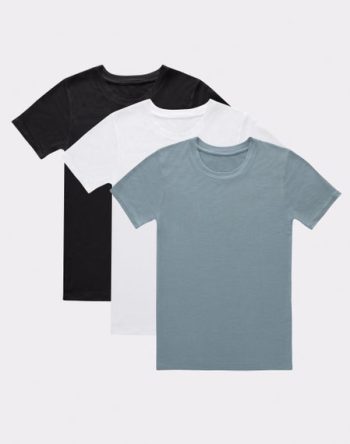 Hanes Originals Boys' SuperSoft T-Shirt, Assorted, 3-Pack #BRO2CR