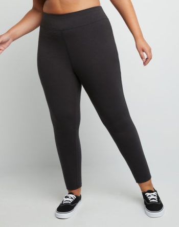 Hanes Just My Size Women's Stretch Jersey Leggings, 25.5 (Plus Size) #OJ255