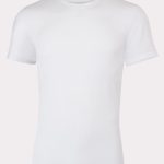 Hanes Perfect Flex Men's Tee, White Crewneck Undershirt, 1-Pack #UJTCW1