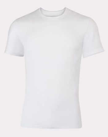 Hanes Perfect Flex Men's Tee, White Crewneck Undershirt, 1-Pack #UJTCW1