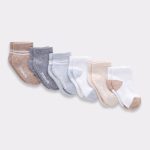 Hanes Pure Comfort Infant/Toddler Boys' Ankle Socks, Organic Cotton, 6-Pairs #TBPUA6