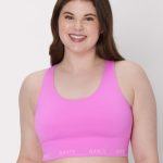 Hanes Moves Women's 360�� Light Support Seamless Racerback Bralette #MHM006