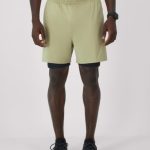 Hanes Moves Men's 2-in-1 Gym Shorts, 5 Inseam #SP149